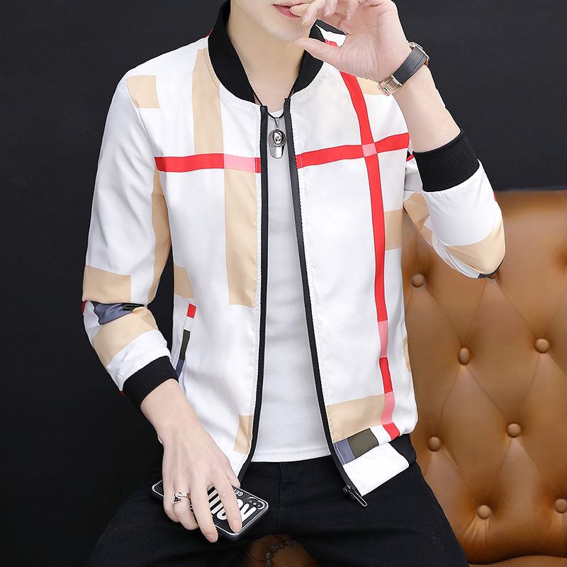 NanPinHui Check print jacket · 02 S208