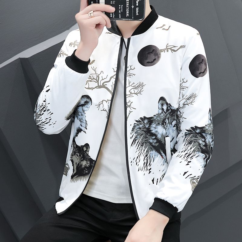 NanPinHui Illustrated print jacket · 01 S208