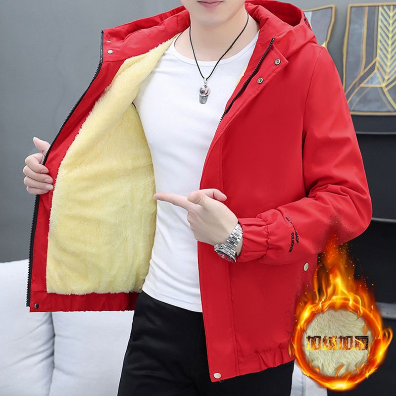 NanPinHui Fleece-lined hooded jacket S711
